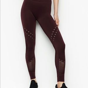 Victoria’s Secret Sport black mesh cutout leggings